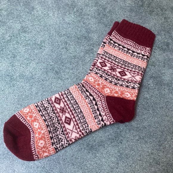 New Geometric Cotton Mix Socks One Pair Listing OS - Picture 7 of 9